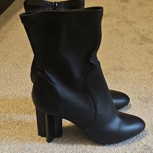 Louis Vuitton Black Heeled Boots